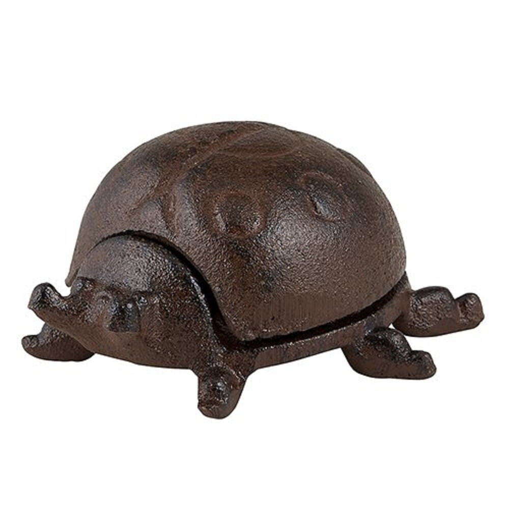 Ladybug Cast Iron Trinket Key Keeper Box Secret Stash 5 Ladybug Cast Iron Trinket Key Keeper Box Secret Stash 5