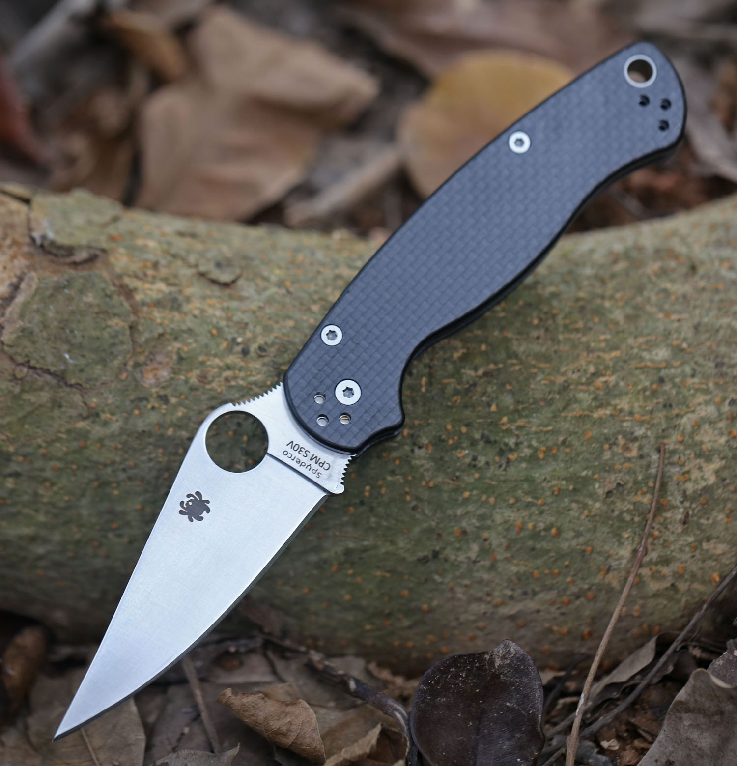 Carbon Fiber G10 Handle Lock back Tactical Survival Outdoor Pocket Folding Knife