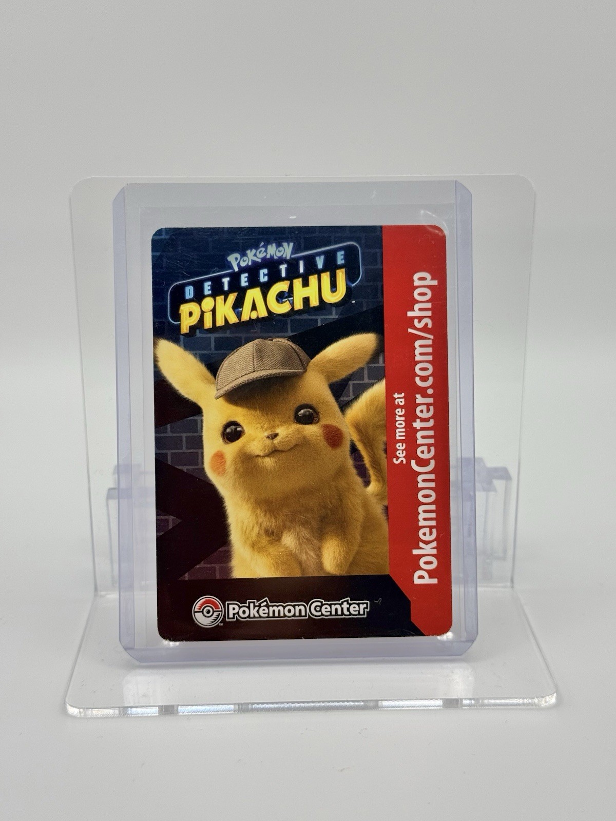 Pokemon Center Detective Pikachu Pikachu Promo Trading Card 2019
