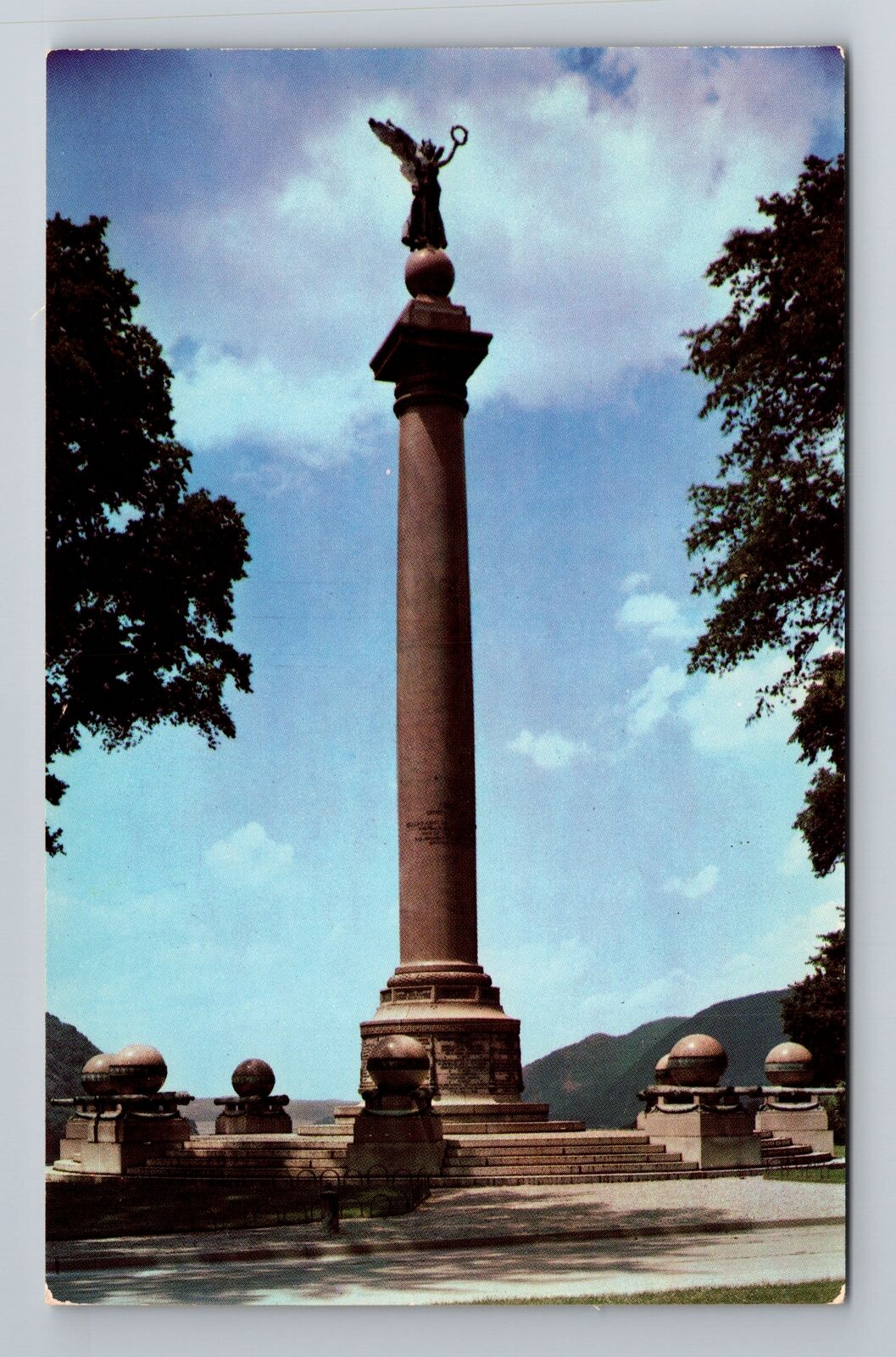 West Point NY-New York, Battle Monument, Antique, Vintage Souvenir Postcard