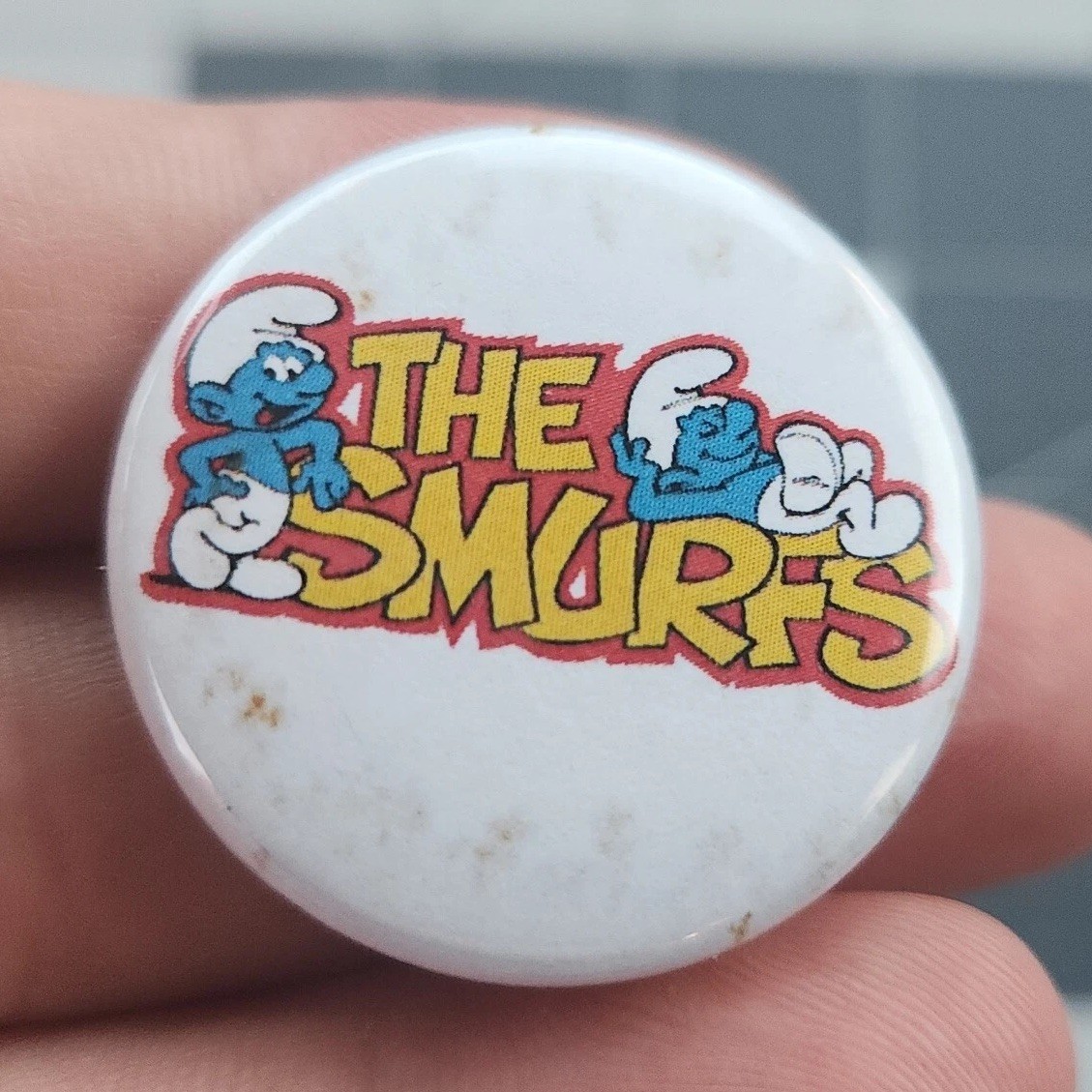 Vtg The Smurfs 1.25 Vtg The Smurfs 1.25