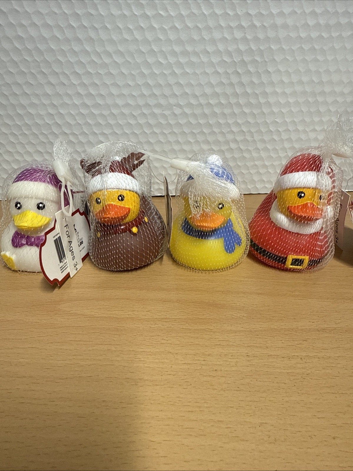 4 Rubber Duck Ducks Jeep Ducky Christmas Holiday Xmas New 4 Rubber Duck Ducks Jeep Ducky Christmas Holiday Xmas New