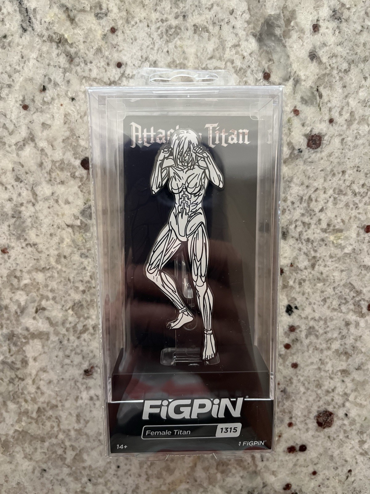 FiGPiN Attack on Titan Female Titan Anime Expo AX Enamel Pin Locked #1315 LE750 FiGPiN Attack on Titan Female Titan Anime Expo AX Enamel Pin Locked #1315 LE750