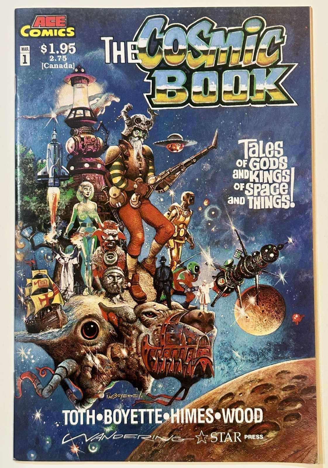 Wally Wood Tribute- THE COSMIC BOOK-Includes his Last 2 Pgs of Art,&Final Story