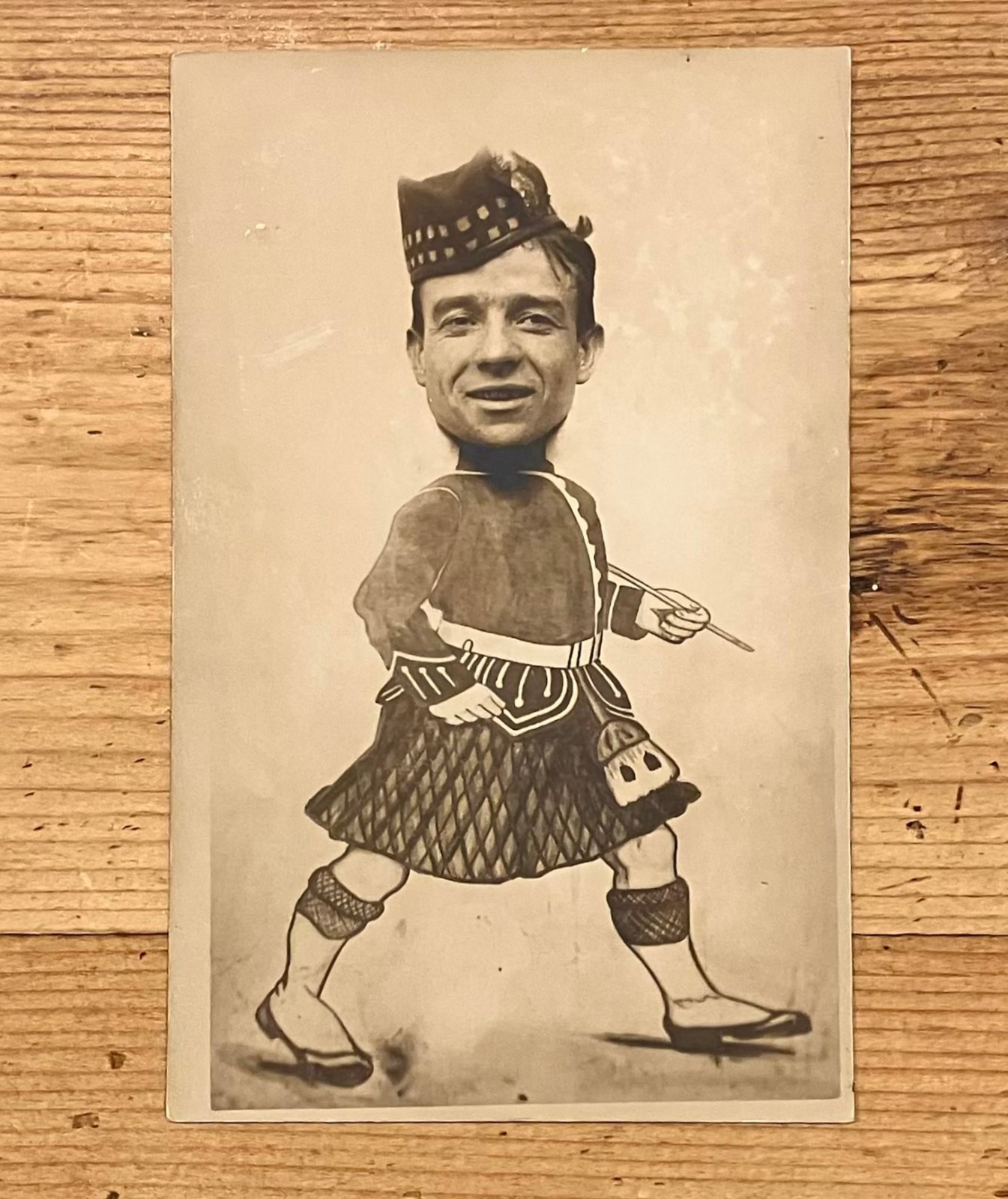 SCOTSMAN Vintage ELECTRIC STUDIOS Novelty Postcard RPPC