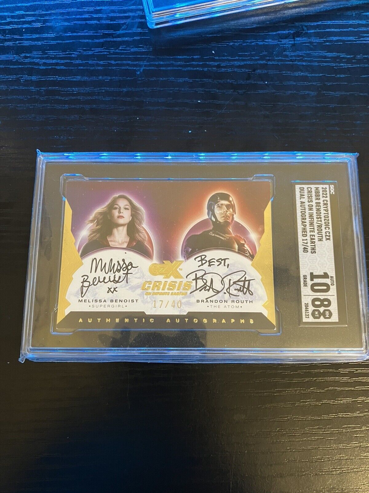 2022 Cryptozoic Czx Mbbr Benoist/routh Dual Autograph 17/40