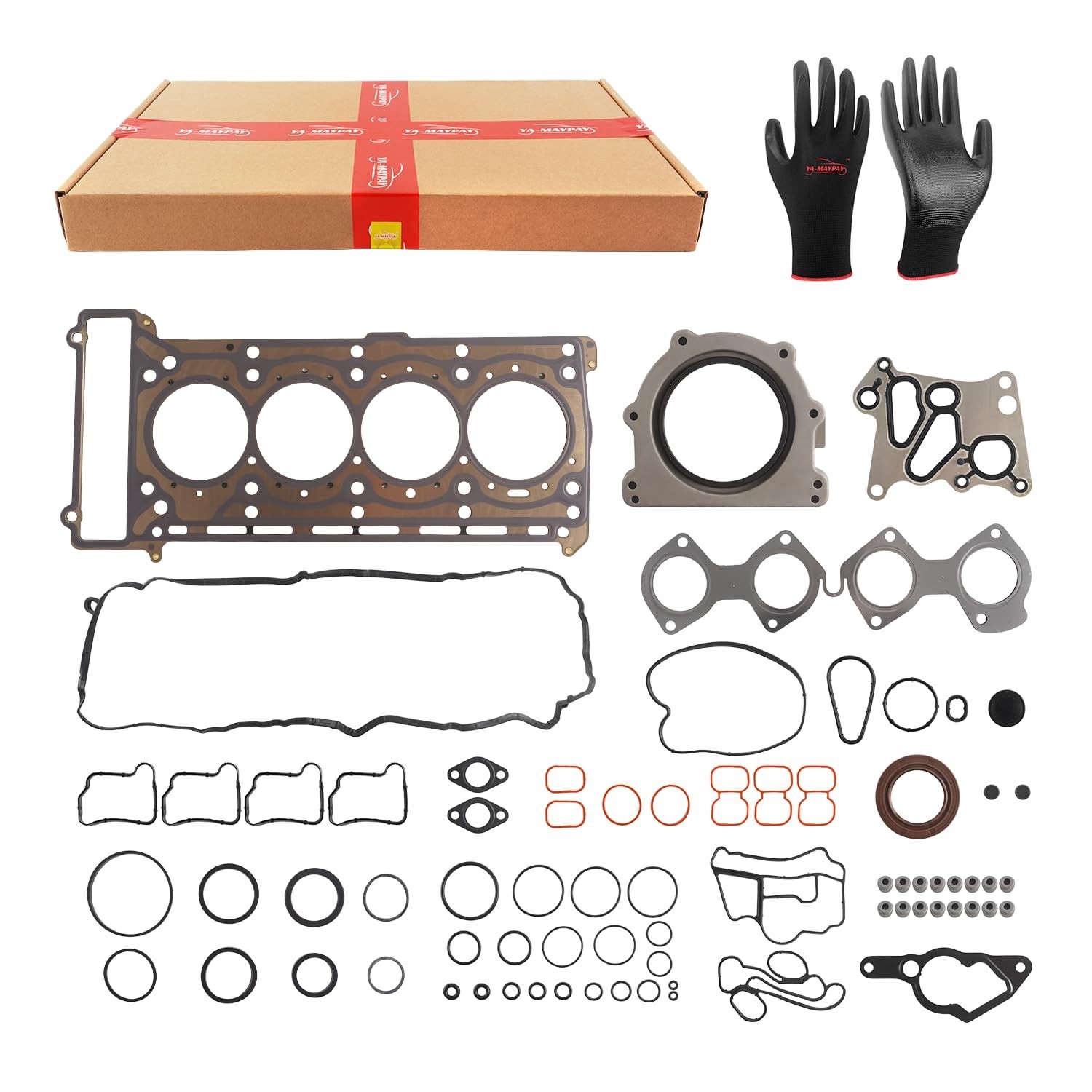 Engine Cylinder Head Gasket Kit Compatible with Mercedes-Benz C200 C250 C180 ...