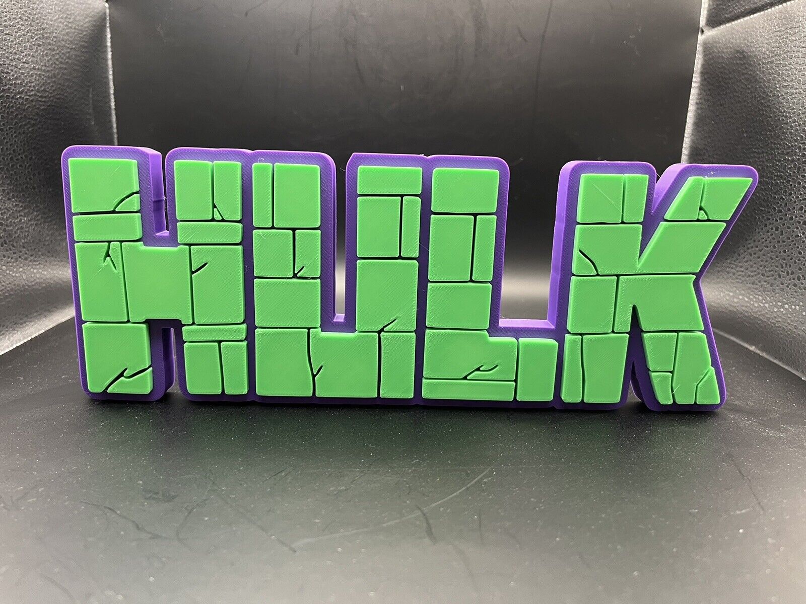 The Hulk Logo Sign Display | 3D Wall Desk Shelf Art