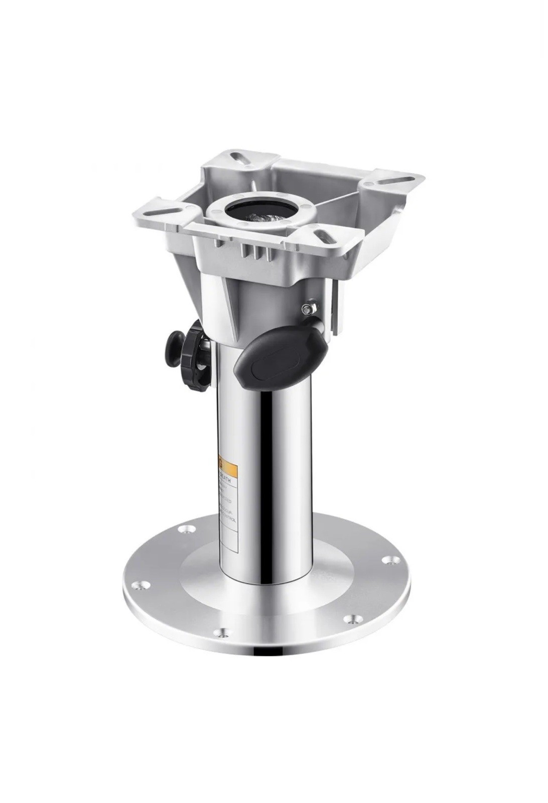 VEVOR Boat Seat Pedestal 12.76-18.7 Inches Height Adjustable Boat Seat Mount VEVOR Boat Seat Pedestal 12.76-18.7 Inches Height Adjustable Boat Seat Mount