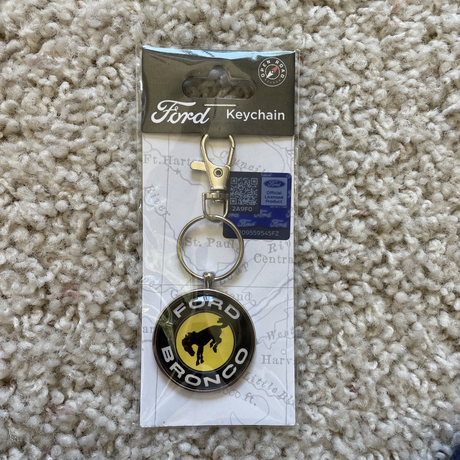 Open Road Brands FORD BRONCO KEYCHAIN New Open Road Brands FORD BRONCO KEYCHAIN New