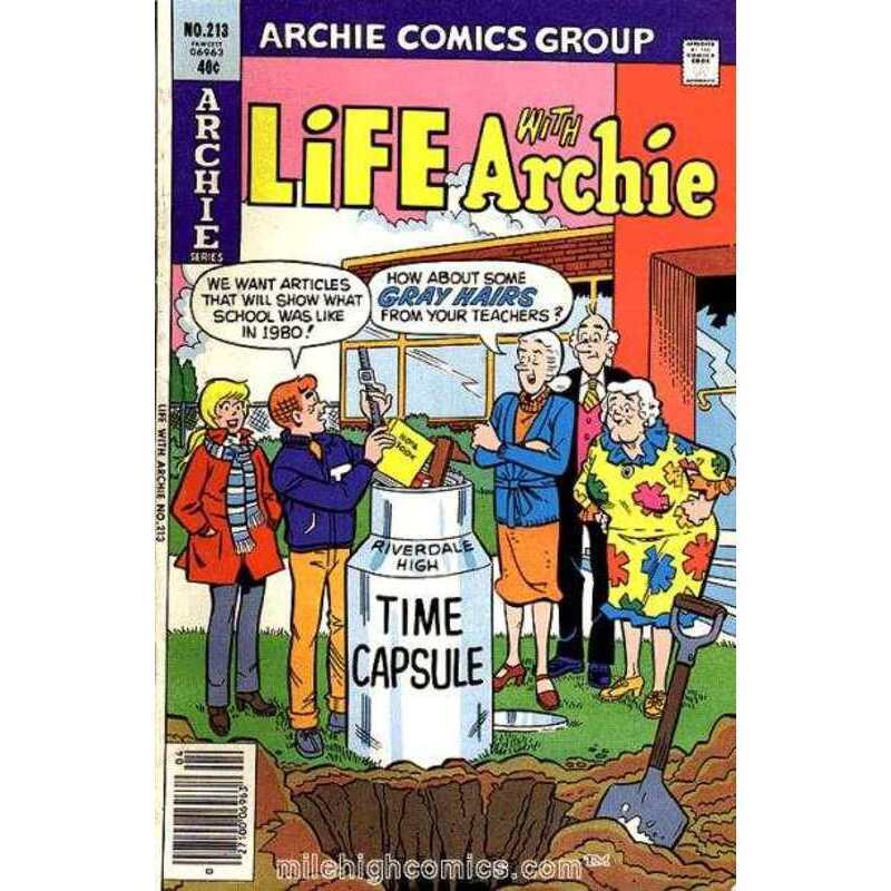 Life with Archie (1958 series) #213 in VF minus condition. Archie comics [n
