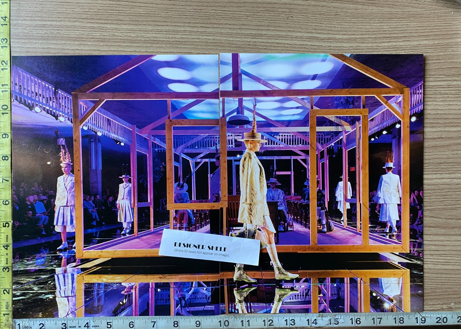 Thom Browne Fashion Designer 2 Pg. Spring Runway 2016 Show Book Photograph