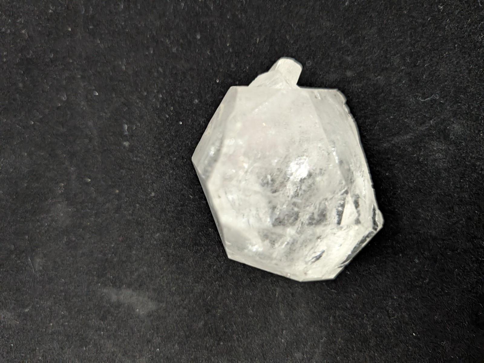 Vintage Nice Large Clear Quartz Crystal  Measures  5\