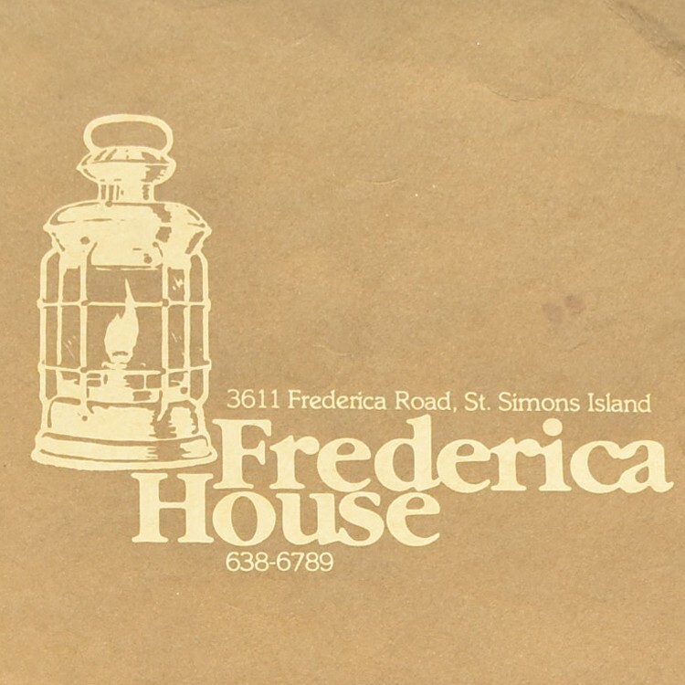 Vintage 1992 The Frederica House Restaurant Menu St Simons Island Georgia #2