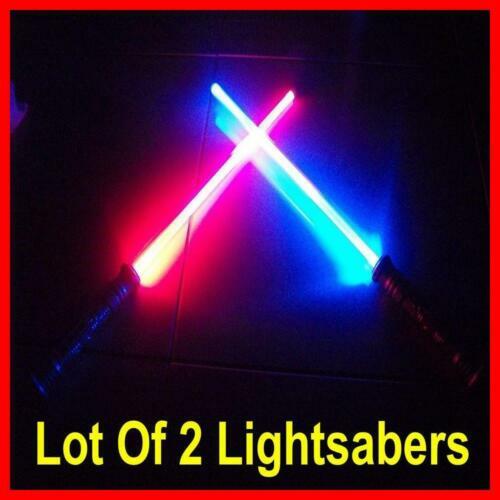 Lightsaber Star Wars (LOT OF 2)  FX Sound Light Saber Sword Toy LOWEST PRICE