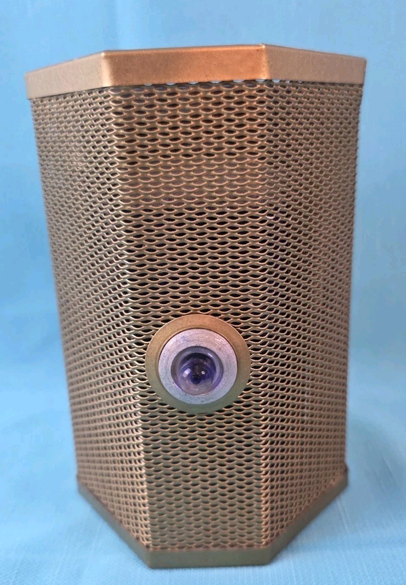 Vintage Fire Alarm Horn - Evercard  DuPont Freon - Wall Hanging - Brass Bulb...