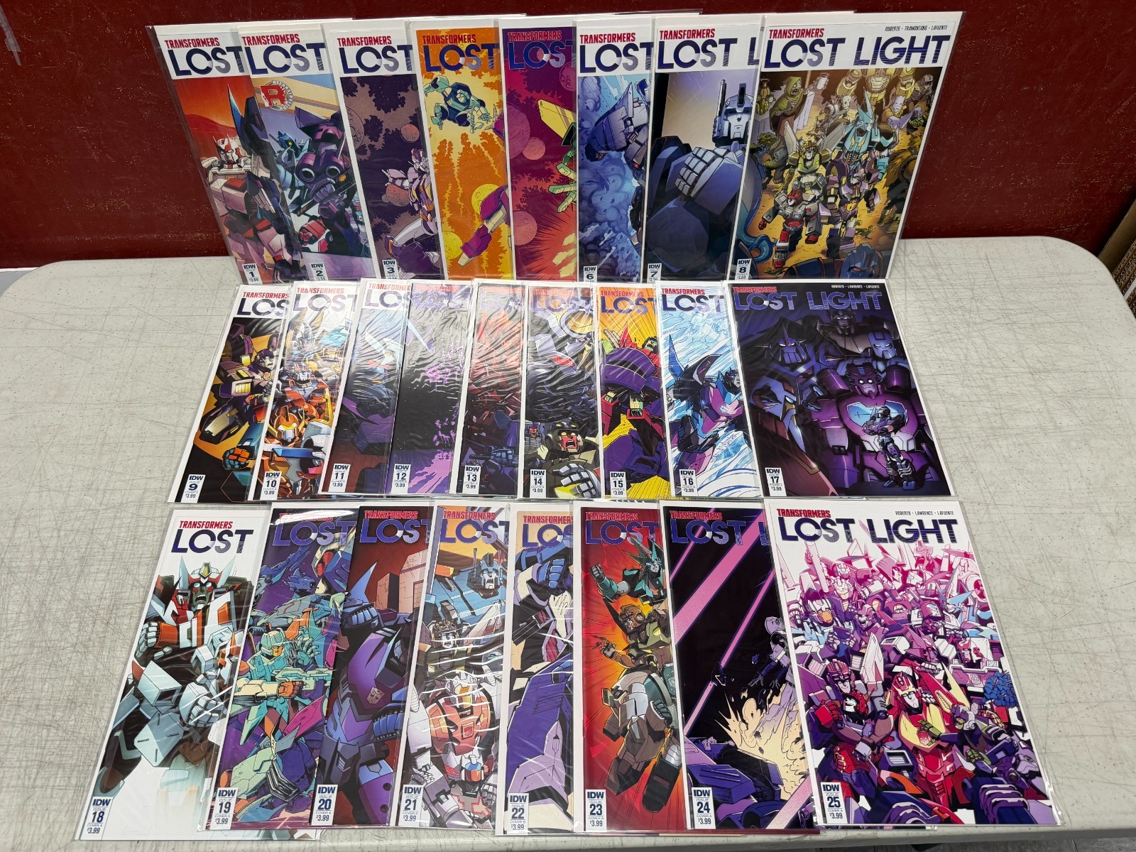 Transformers Lost Light #1-25 (2016) FULL RUN 25 Issues IDW Most are VF/ Transformers Lost Light #1-25 (2016) FULL RUN 25 Issues IDW Most are VF/