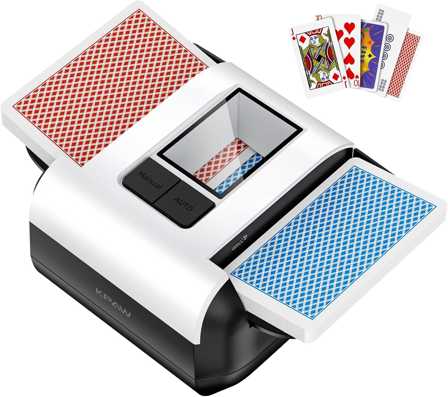 Automatic Card Shuffler 1-2 Deck USB-C Rechargeable Electric Card Shuffling Mach Automatic Card Shuffler 1-2 Deck USB-C Rechargeable Electric Card Shuffling Mach