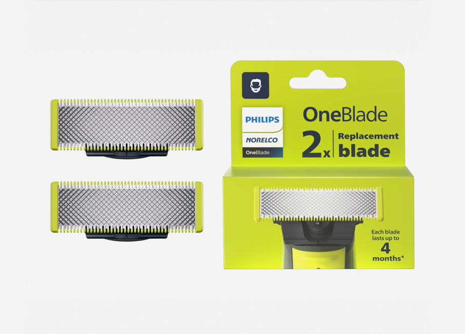 Philips Norelco OneBlade Shaving Replacement Blades 2x