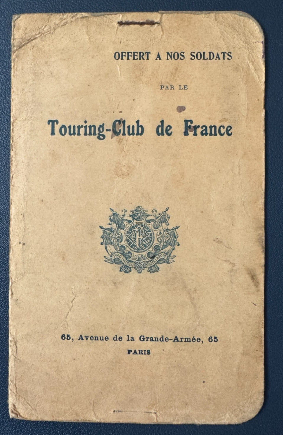 WW1 - Cover Booklet Or Correspondence Cards, Touring Club De France 1918