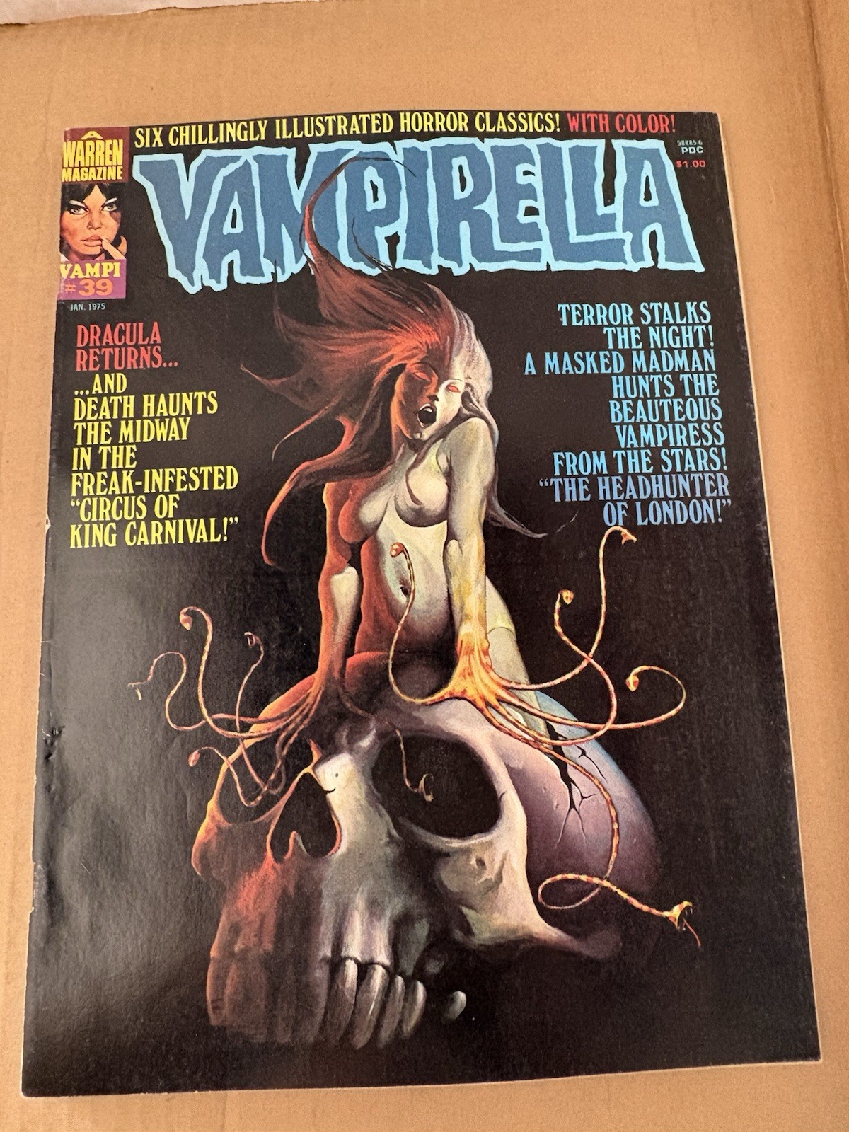 Vampirella #39 Warren Comics Magazine 1975