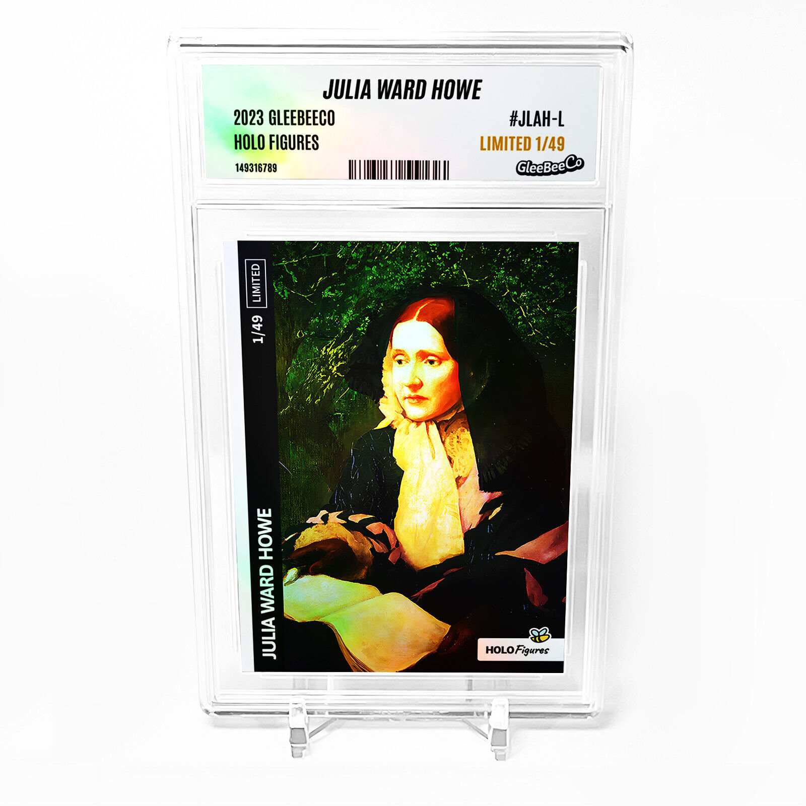 JULIA WARD HOWE Card 2023 GleeBeeCo Holographic #JLAH-L - Limited Edition /49