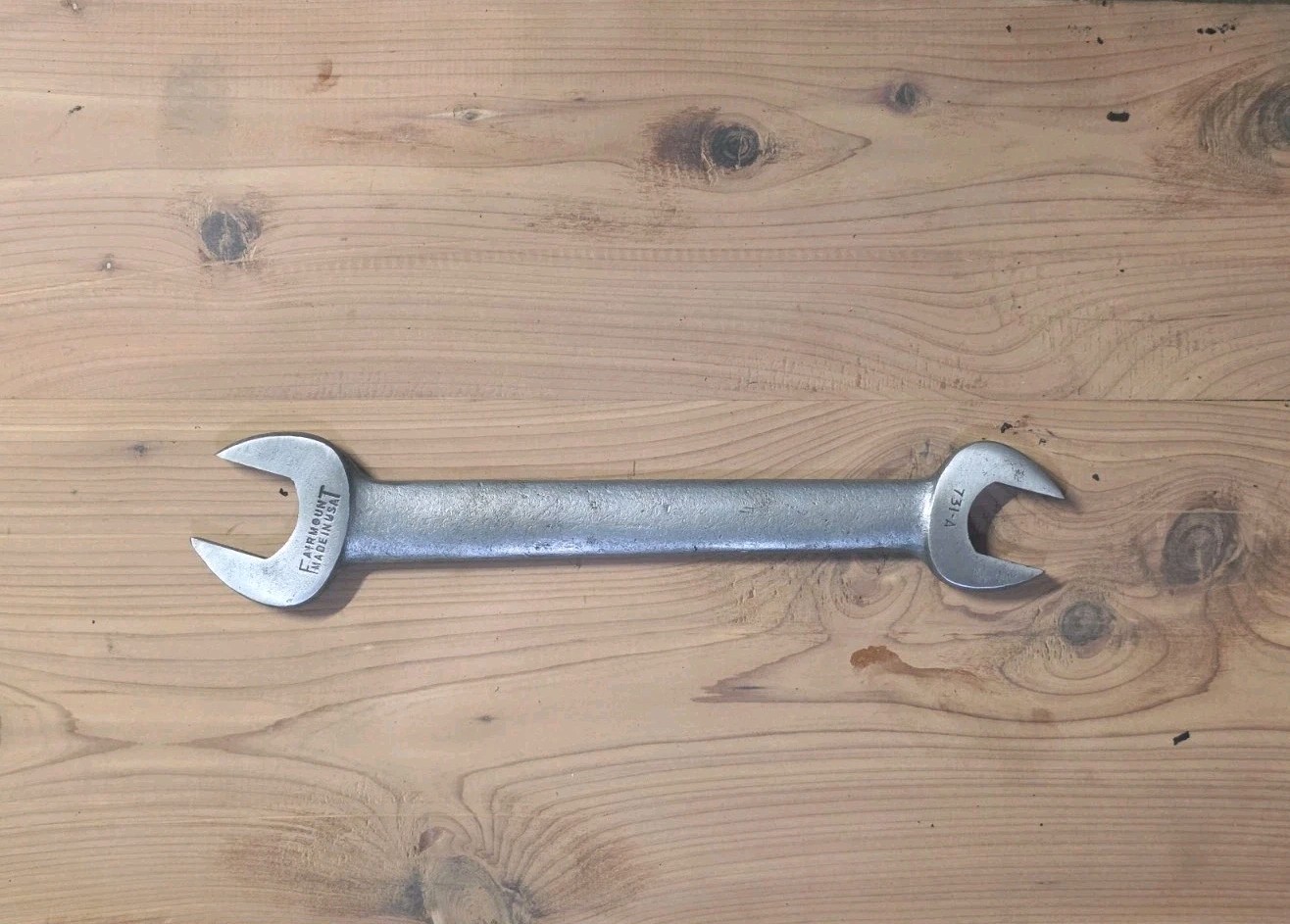 Vintage Fairmount 731-A Double Open End Wrench 7/8\