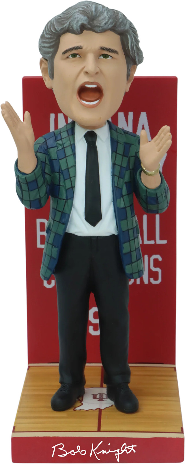 Bob Knight Indiana Hoosiers Championship Series 1981 Bobblehead NCAA