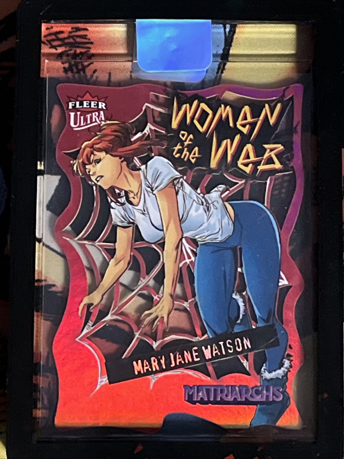 Marvel Fleer Ultra Matriarchs Women Of The Web Red SSP Mary Jane Watson #WW-1