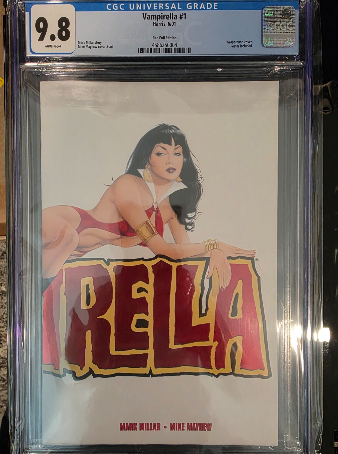 Vampirella 1 CGC 9.8 Harris Mike Mayhew 2001