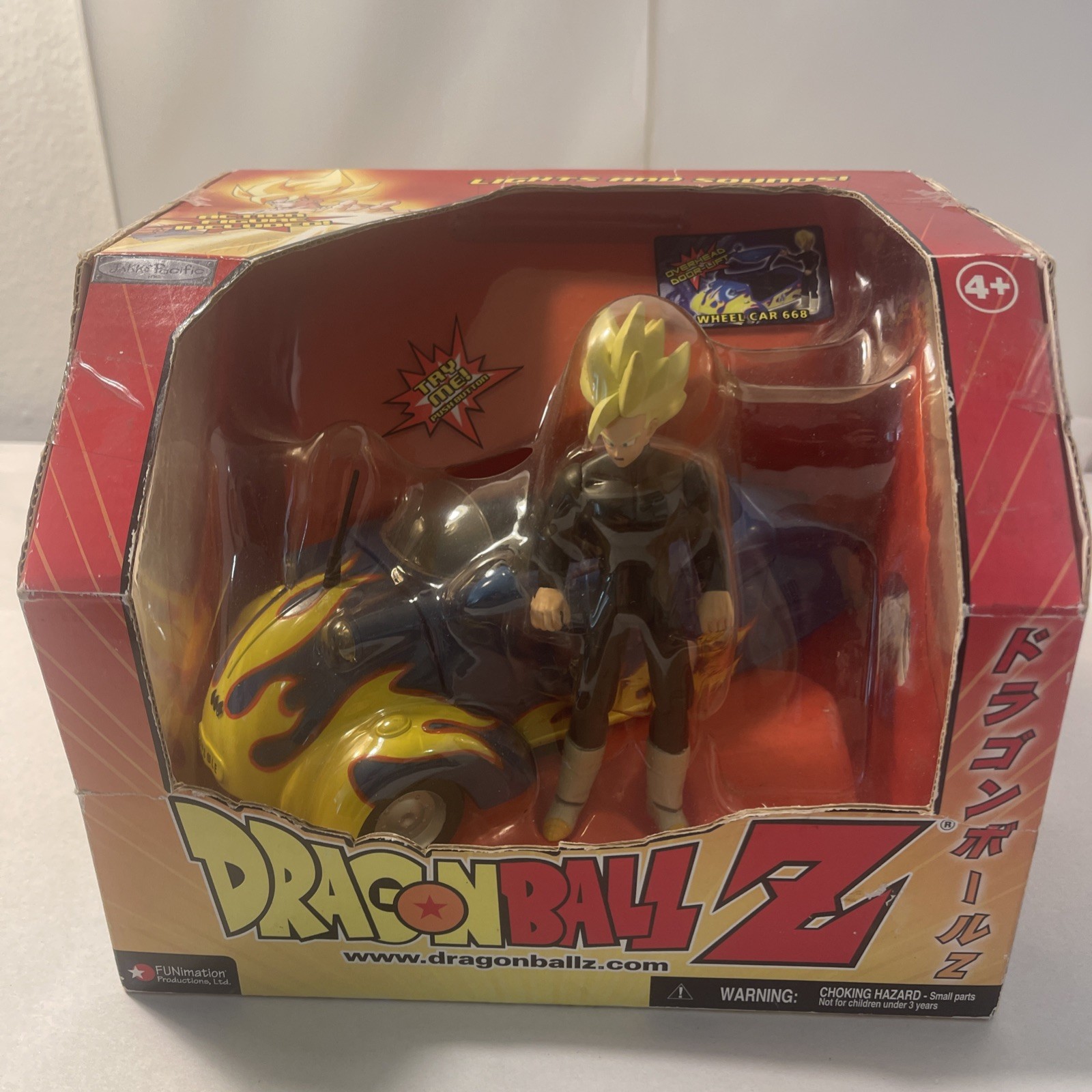 FUNimation Jakks Pacific Dragonball Z 668 3-Wheel Car SS Son Gohan Figure Set