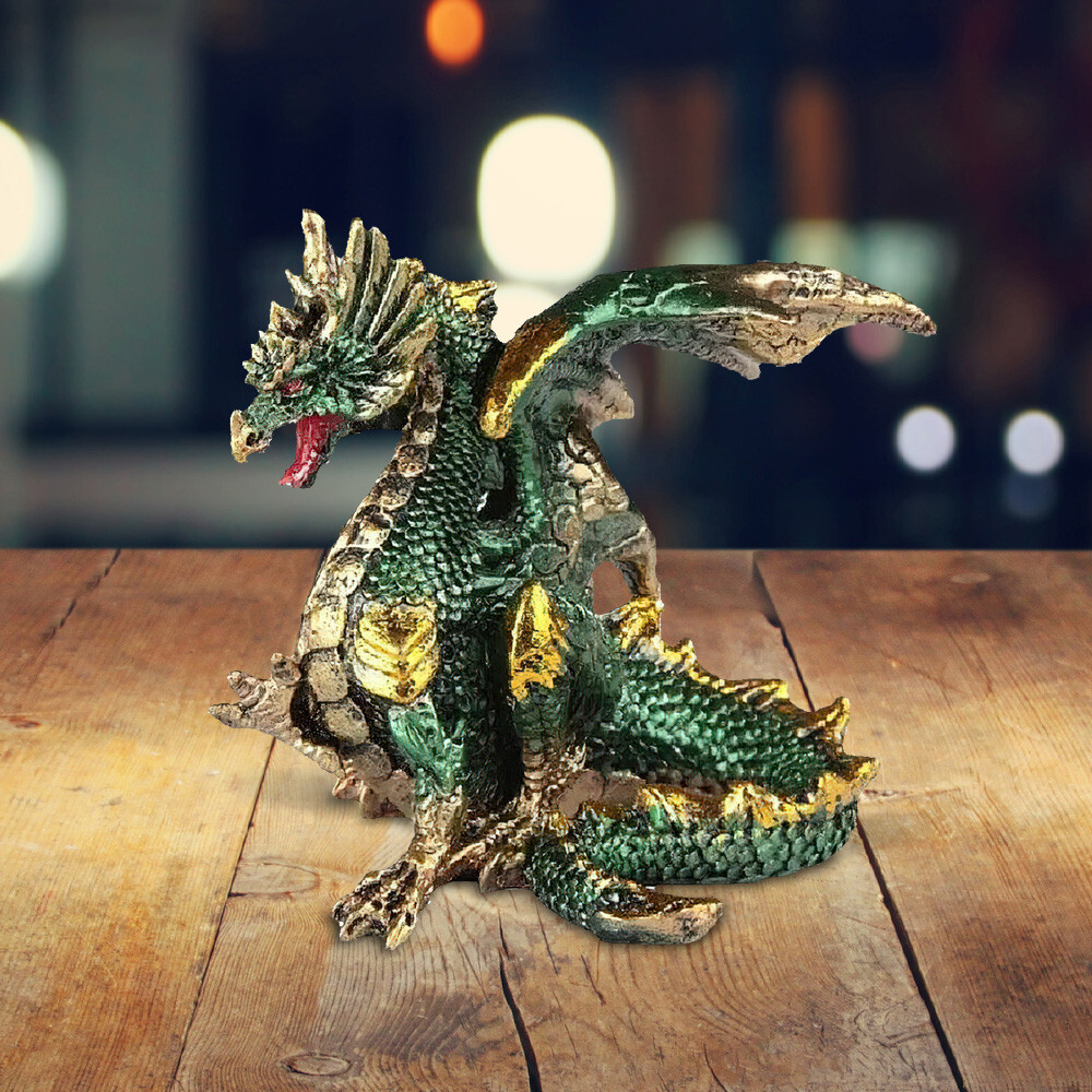 Green Dragon Statue 3.75