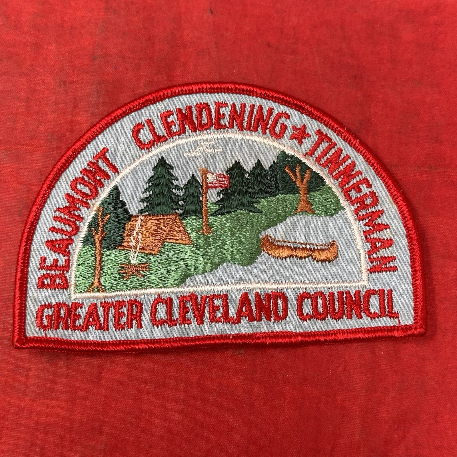 1960s Beaumont Clendening Tinnerman Cleveland BSA Boy Shoulder Patch UNSEWN