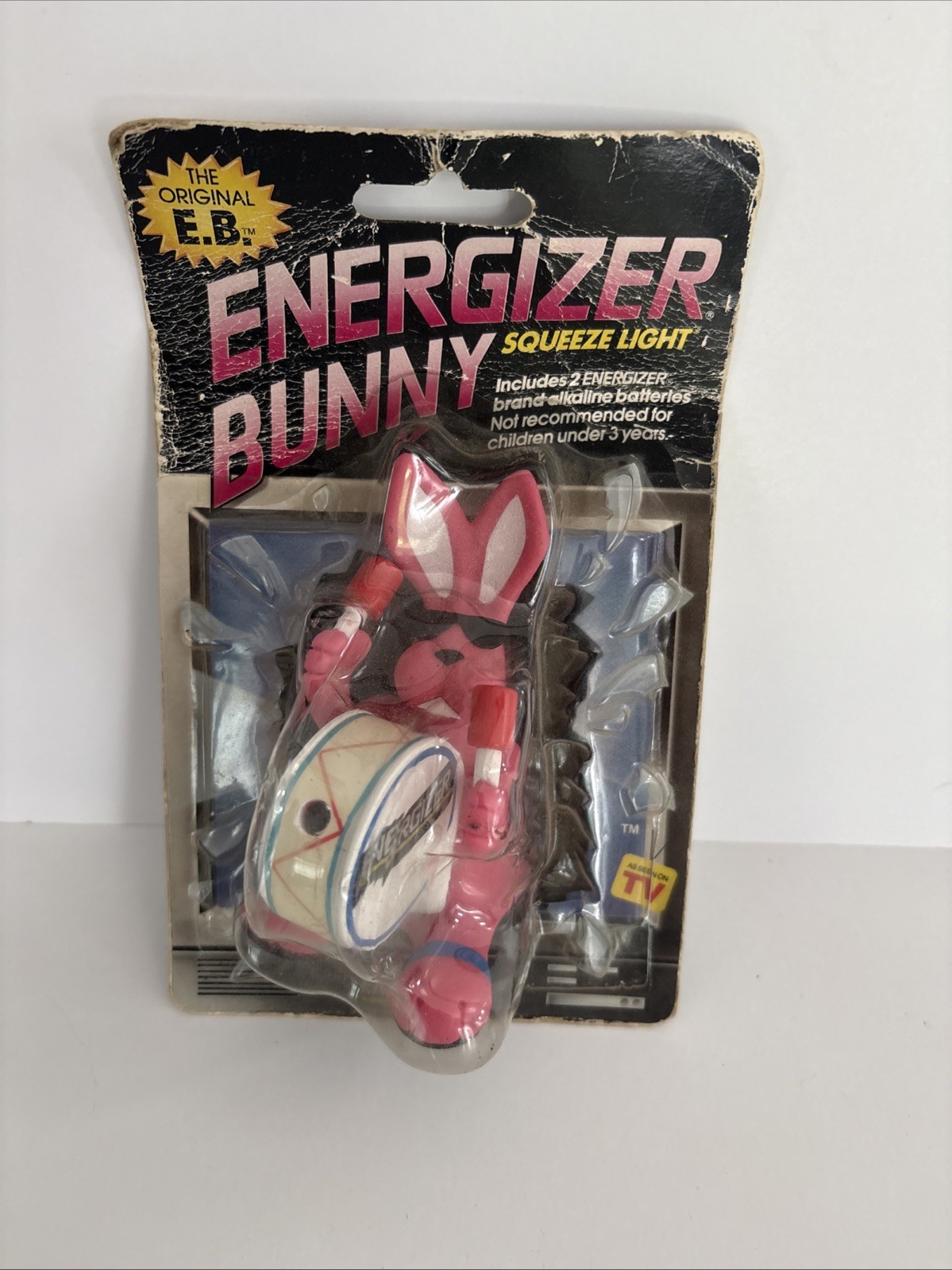 Energizer Bunny Squeeze Light Collectible Toy 1991 Edition New In Packaging