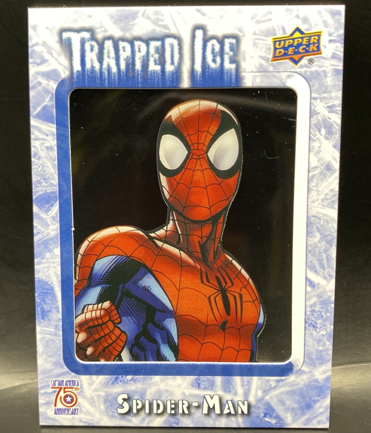 2016 Upper Deck Marvel Captain America 75th Anniversary Trapped Ice Spider-Man