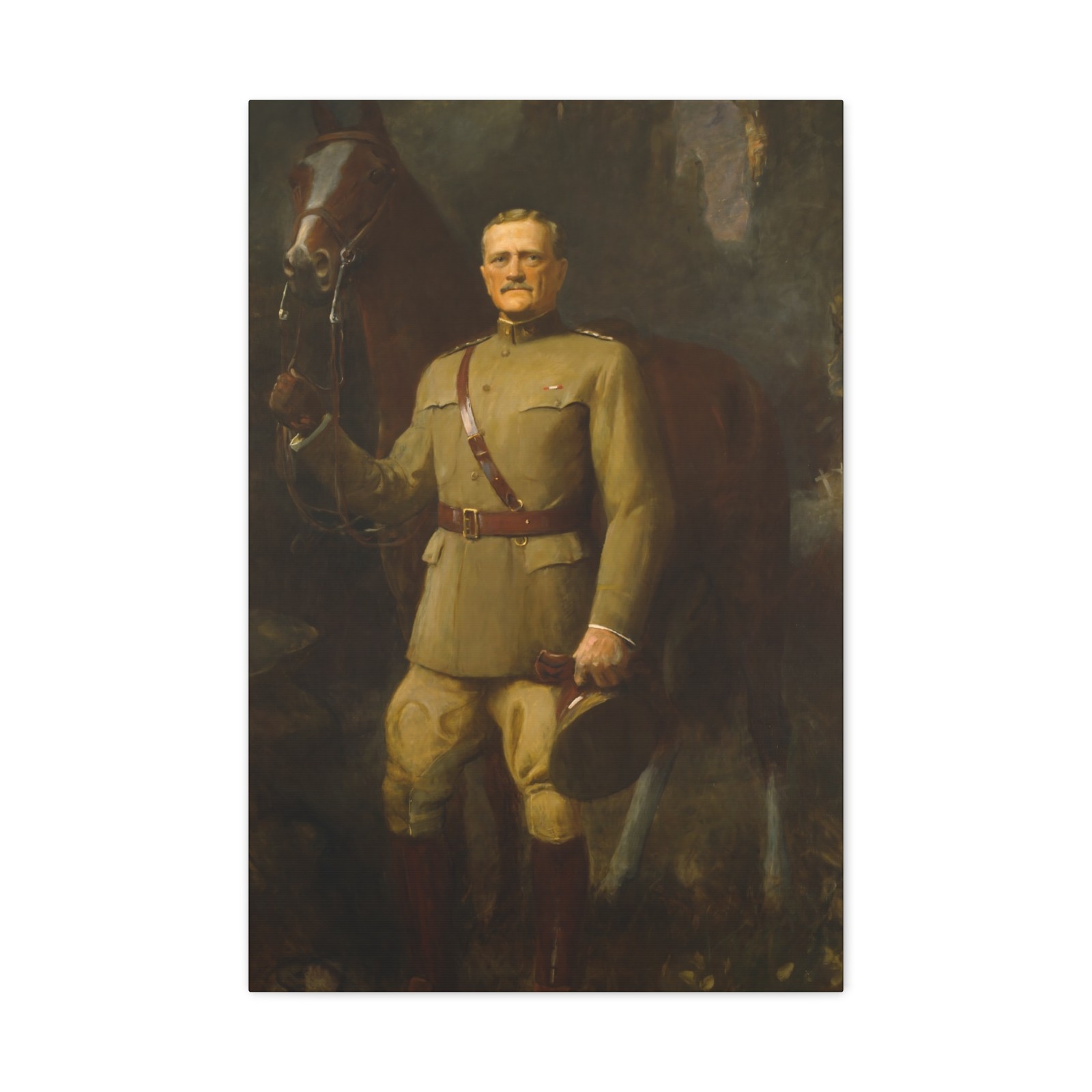 Stephen Arnold Douglas Volk - John Joseph Pershing - 1920-21 - Canvas Wall Art