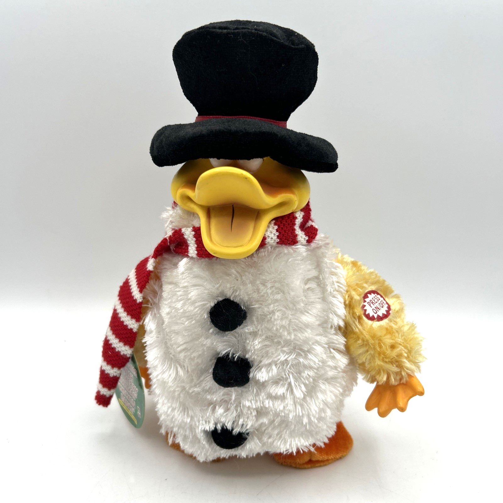 VTG Dan Dee Animated Musical Dancing Christmas Snowman Duck Chicken Dance Tested