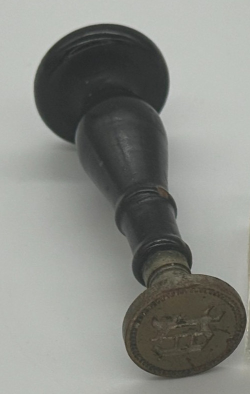 Antique Brass Wood Wax Seal Stamp Gothic Monogram Lettering 3\ Antique Brass Wood Wax Seal Stamp Gothic Monogram Lettering 3\