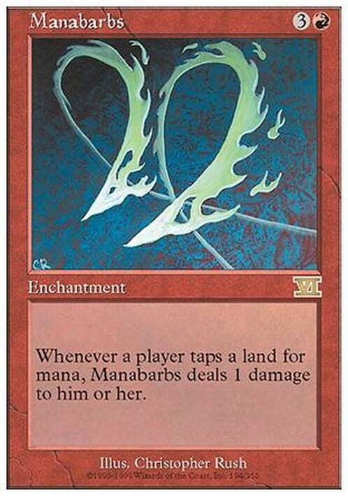 Manabarbs ~ Fourth Edition [ EX ] [ Magic MTG ]