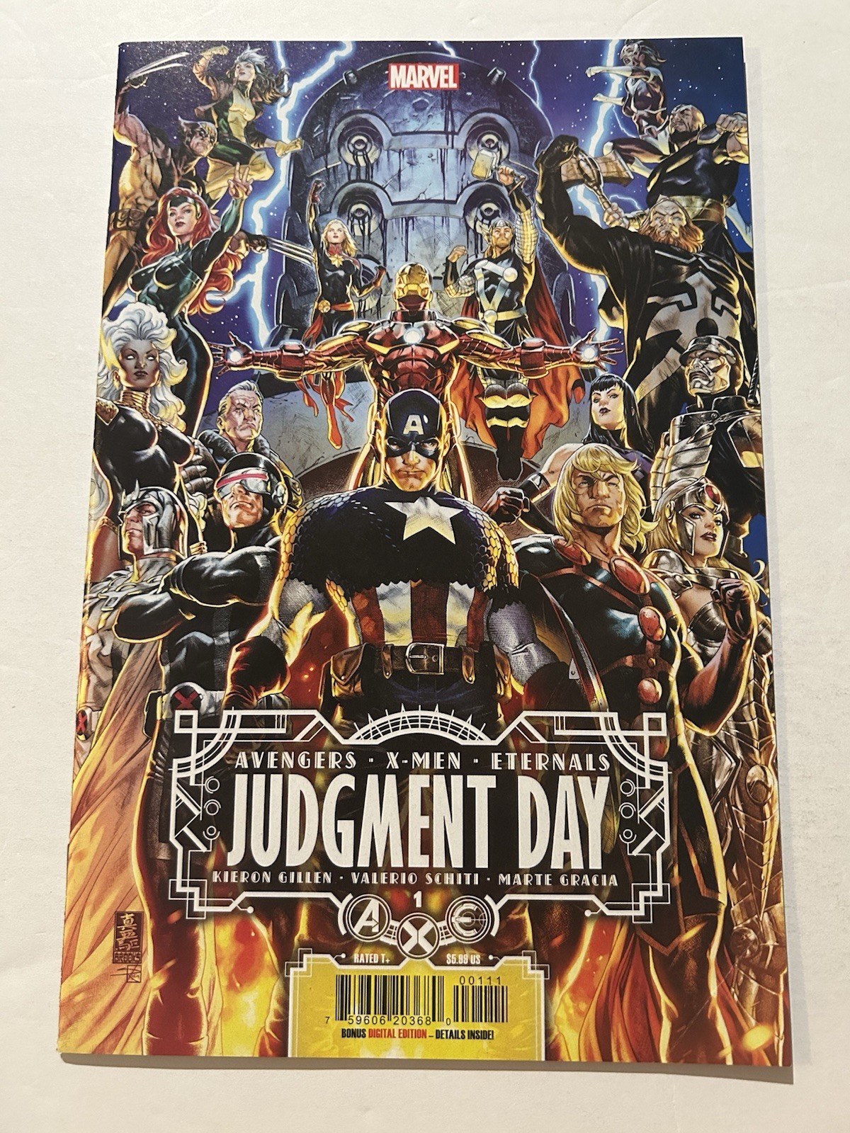 A.X.E.: Judgment Day #1 (Marvel Comics September 2022) NM
