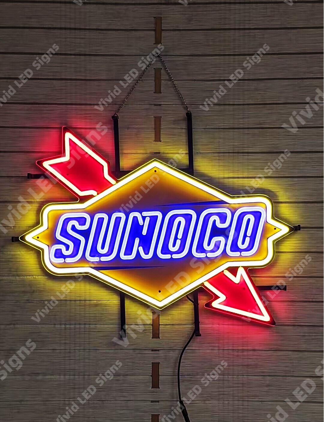 Sunoco Gas Motor Oil Gasoline 24