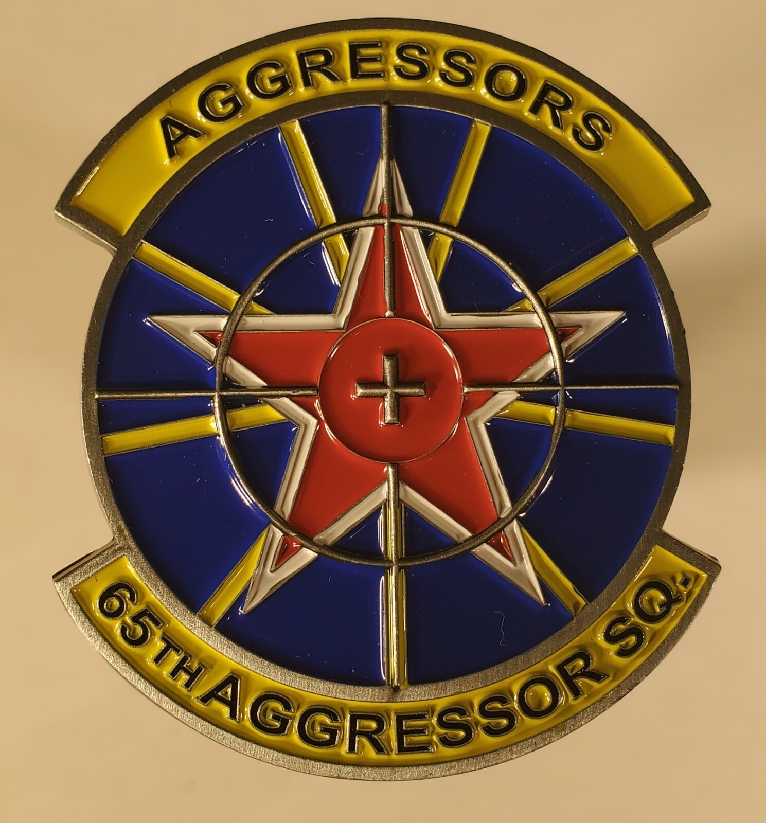 US AIR FORCE 65TH AGGRESSOR SQUADRON  CHALLENGE COIN 2\
