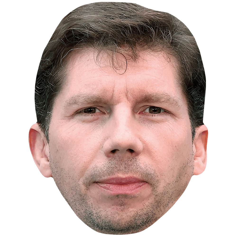 James Vowles (Stubble) Big Head. Larger than life mask.