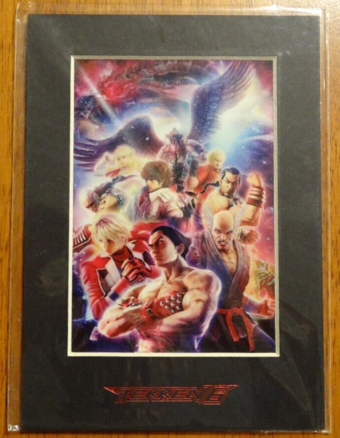 TEKKEN 6 - Promo Limited Edition Laser Cell Art Print - NEW in Cellophane Sealed
