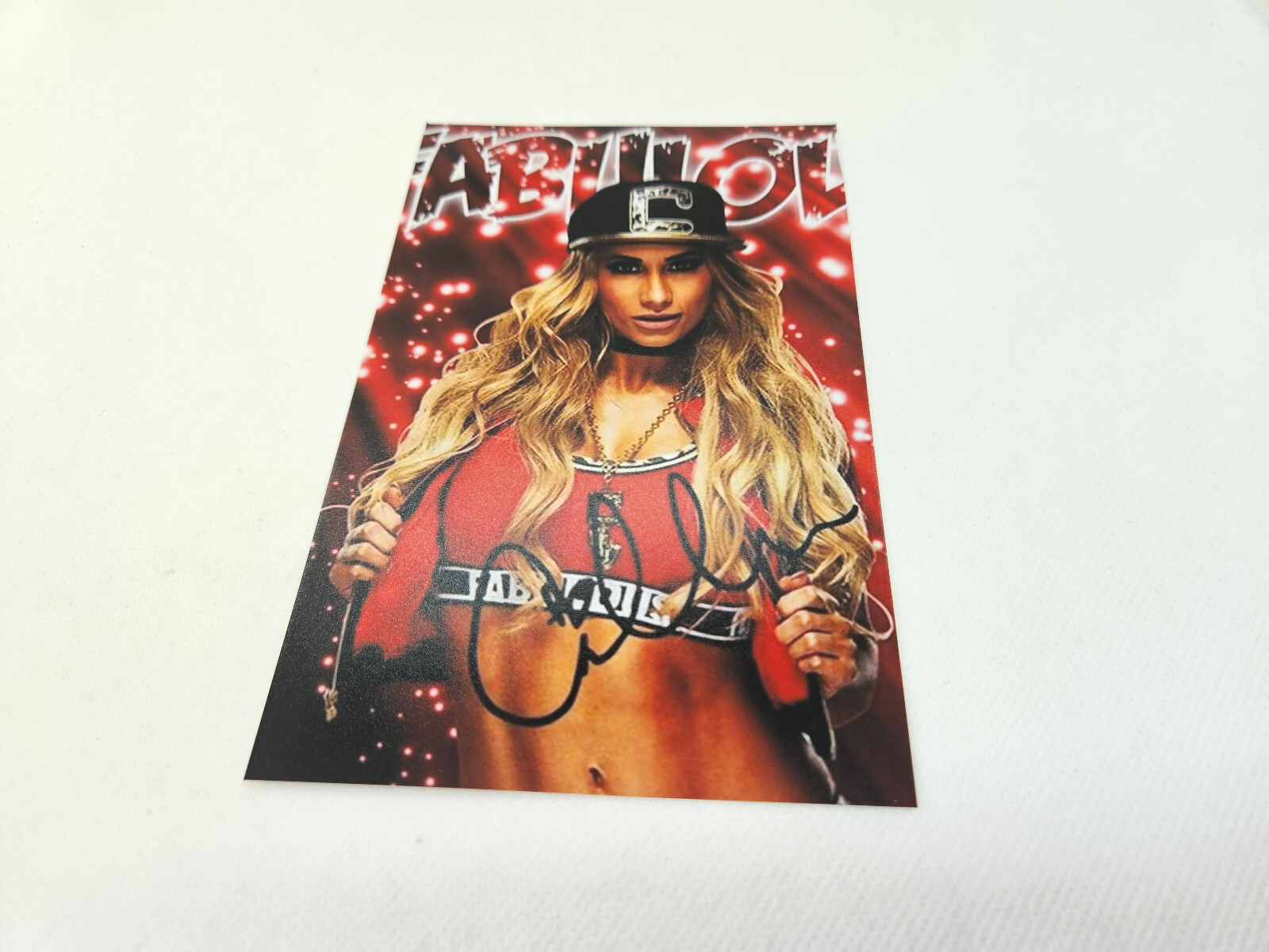 CARMELLA WWE WRESTLING Repro Autograph - Approx 10x16 - (392)