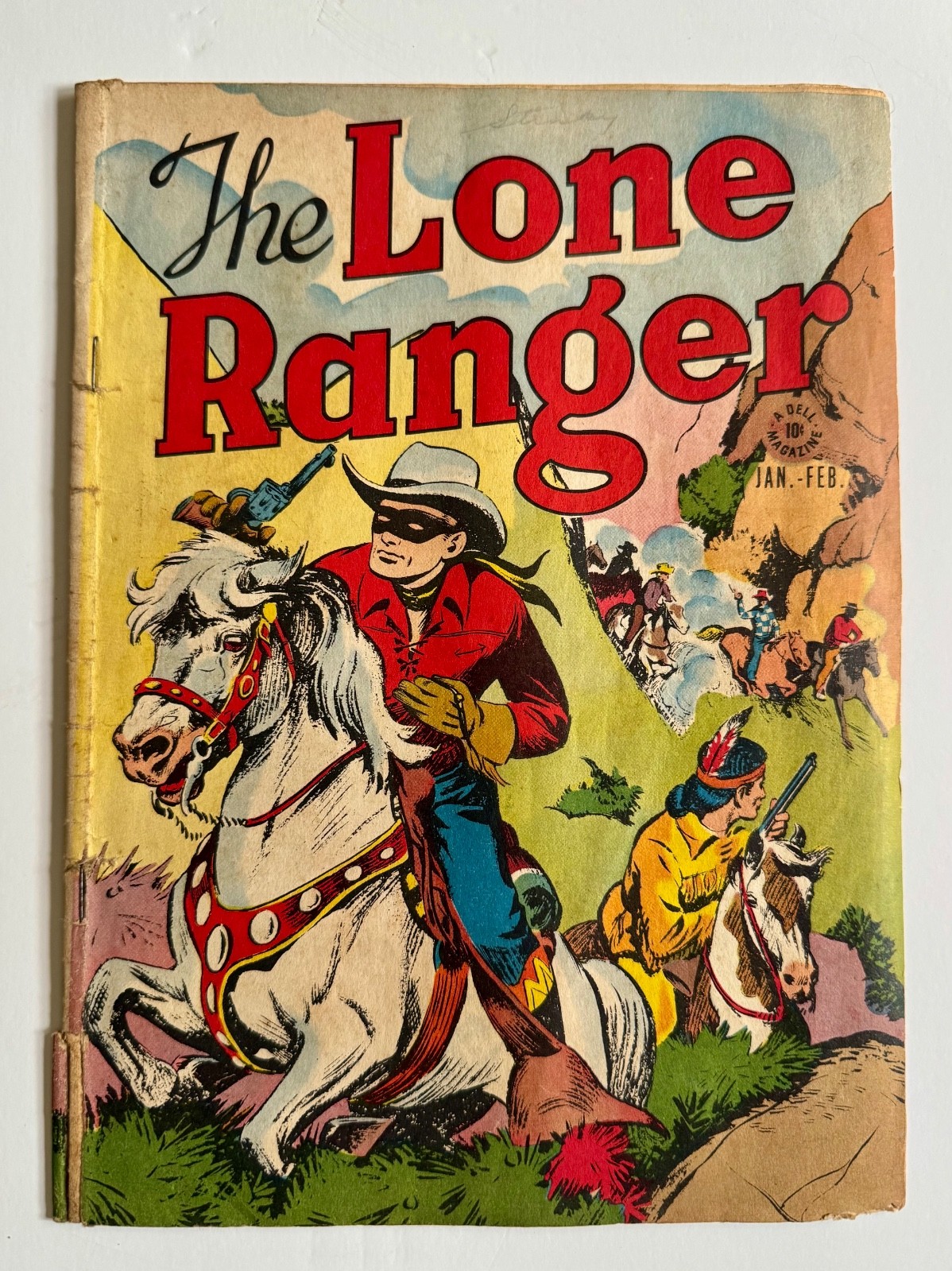 The Lone Ranger Comic Book #1 Dell Comics January 1948 Vintage Golden Age
