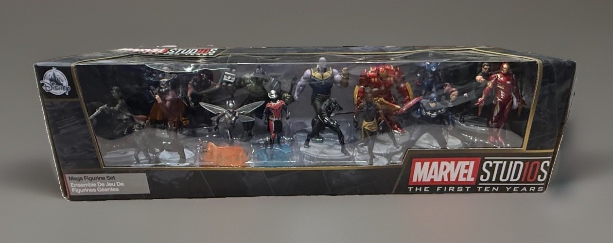 DISNEY STORE MARVEL STUDIO 10th ANNIVERSARY SERIES MEGA FIGURES 20-PIECE SET