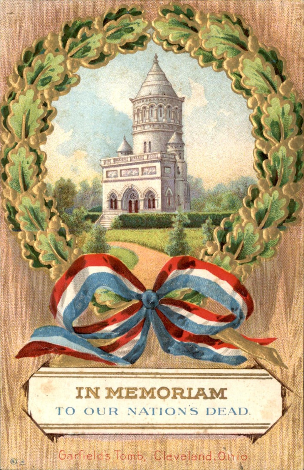 Garfield's Tomb Memorial Memorium c1910 Vintage Postcard