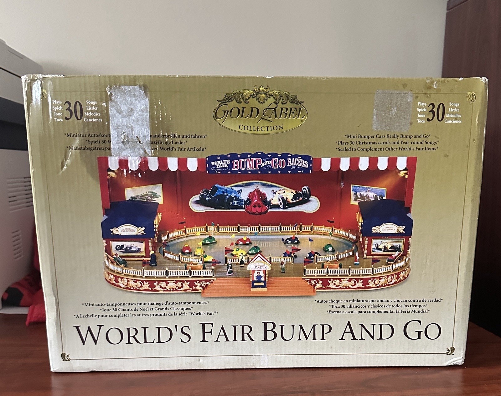 Mr. Christmas 2005 Gold Label Musical World\'s Fair “Bump and Go” Bumper Cars