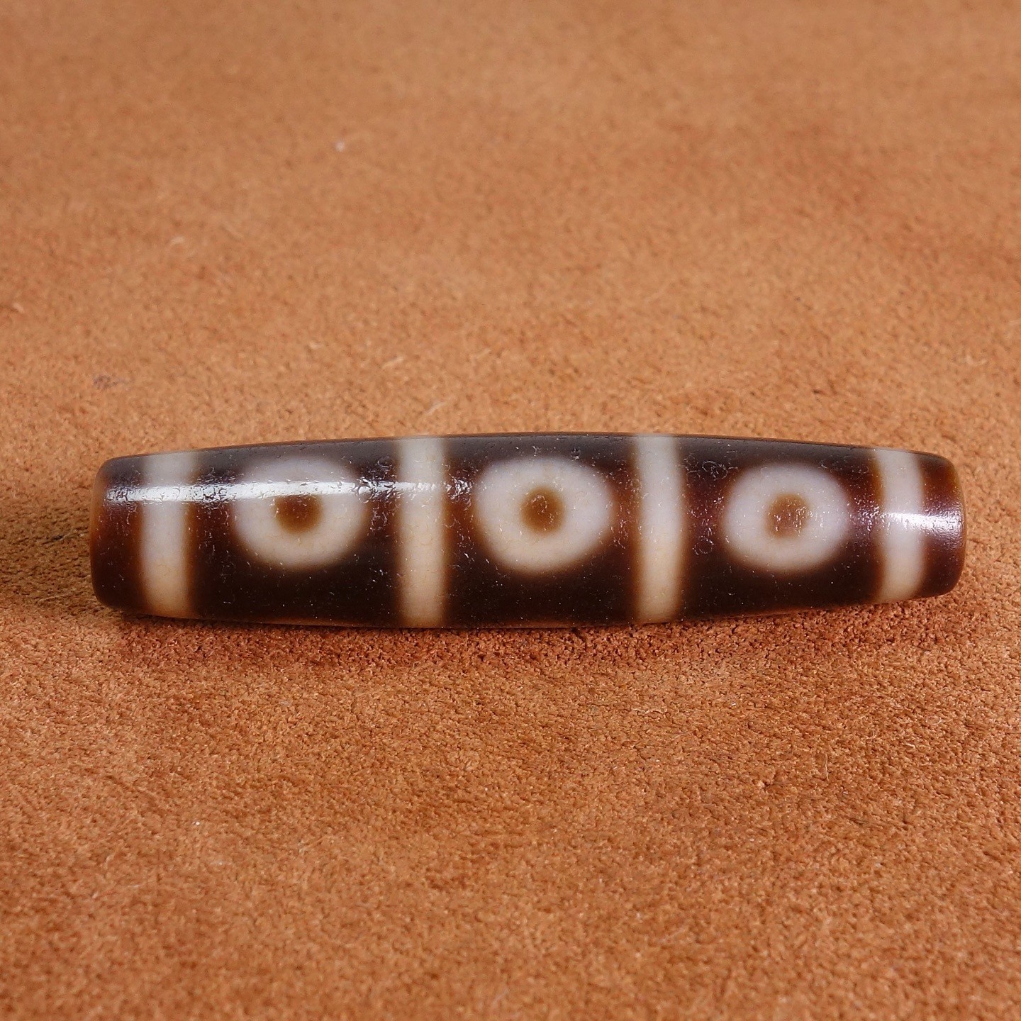 Energy Ancient Tibetan Old Agate Dzi Bead 9 Eyed Amulet Pendant 58×13mm #9128 Energy Ancient Tibetan Old Agate Dzi Bead 9 Eyed Amulet Pendant 58×13mm #9128